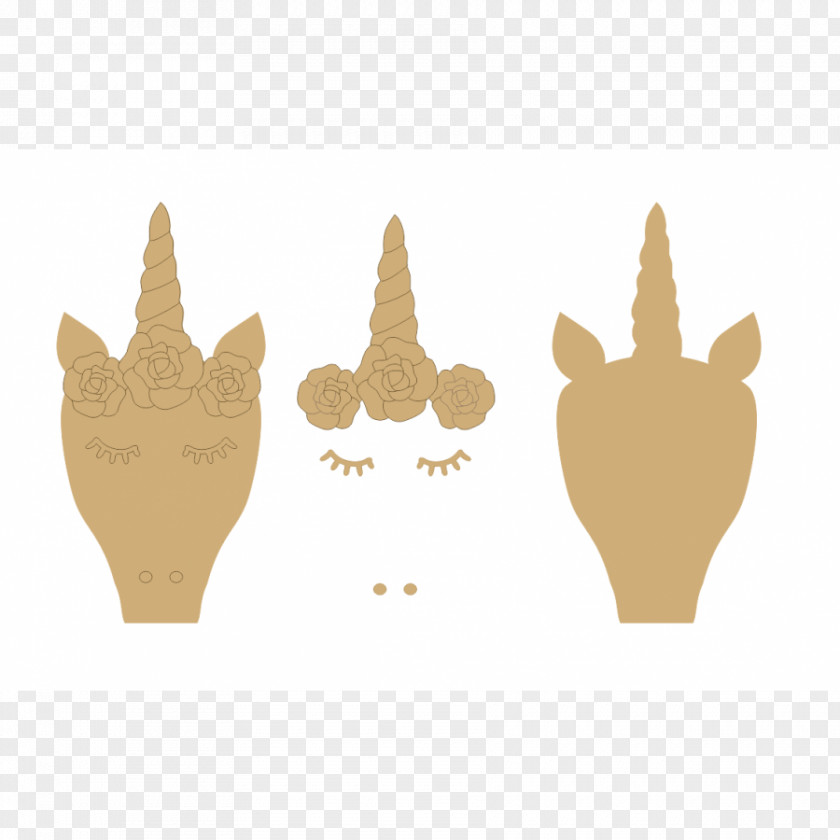 Unicorn Head Horn Finger Cheek Crafty Pig Designs Ltd PNG