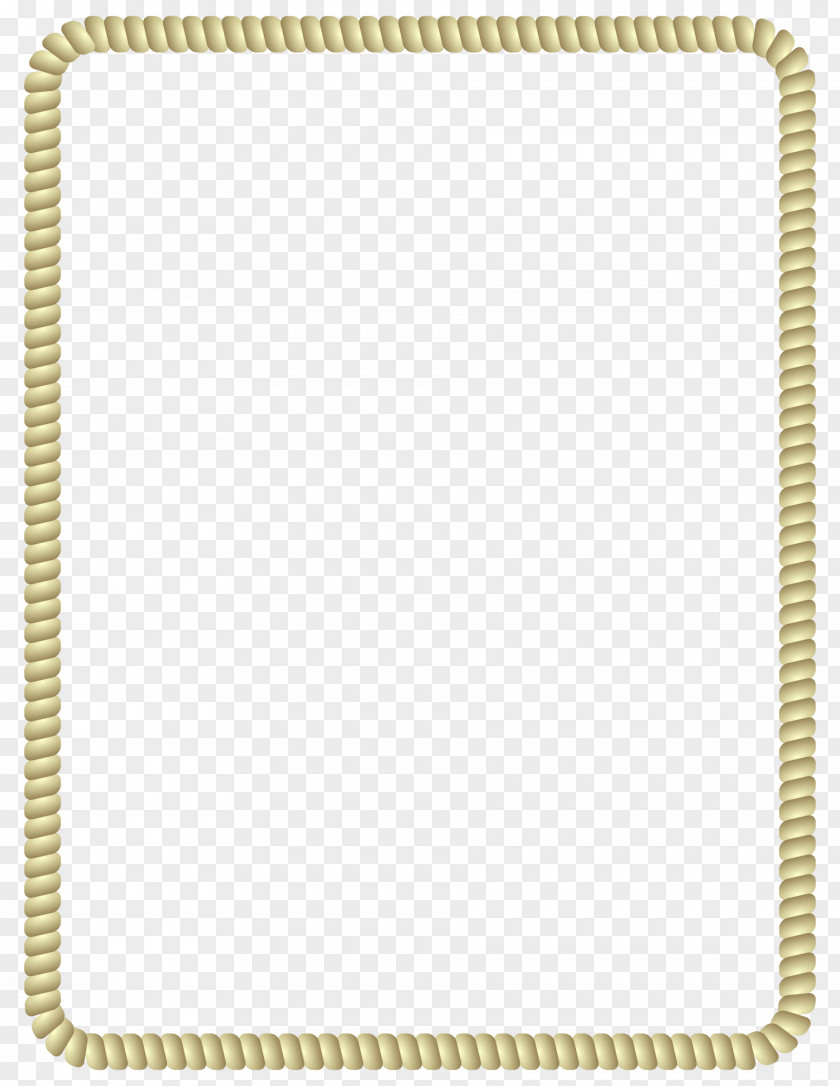 Border Gold Rope Clip Art PNG