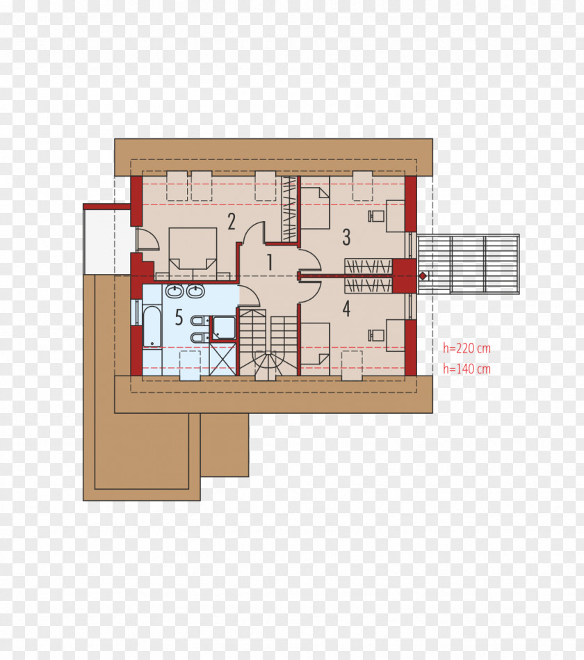 House Floor Plan Gable Roof PNG