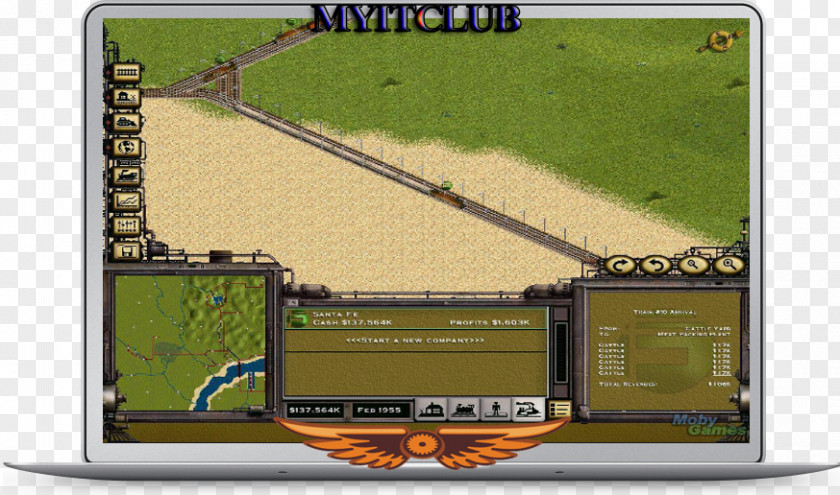 Railroad Tycoon Video Game PNG