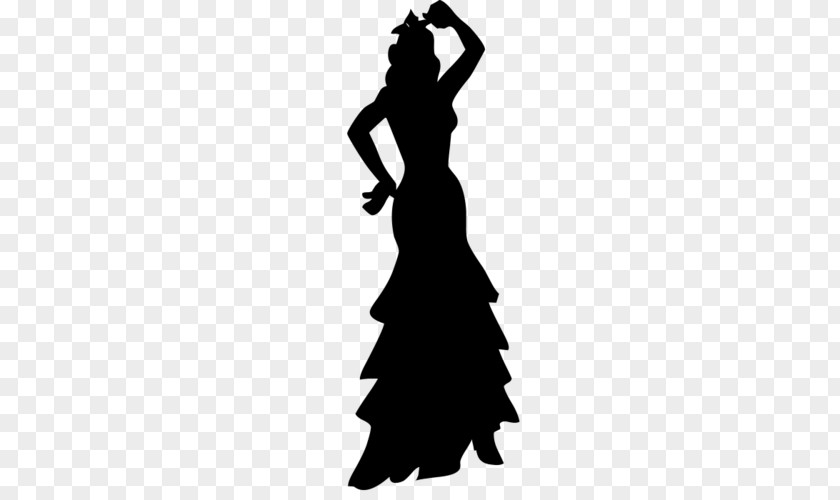 Silhouette Flamenco Belly Dance Traje De Flamenca PNG