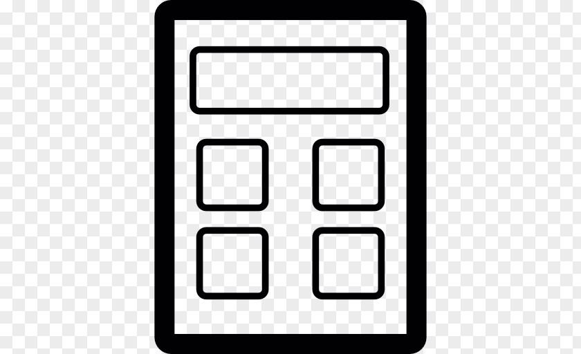 Calculator Button Icons Line Number Angle PNG