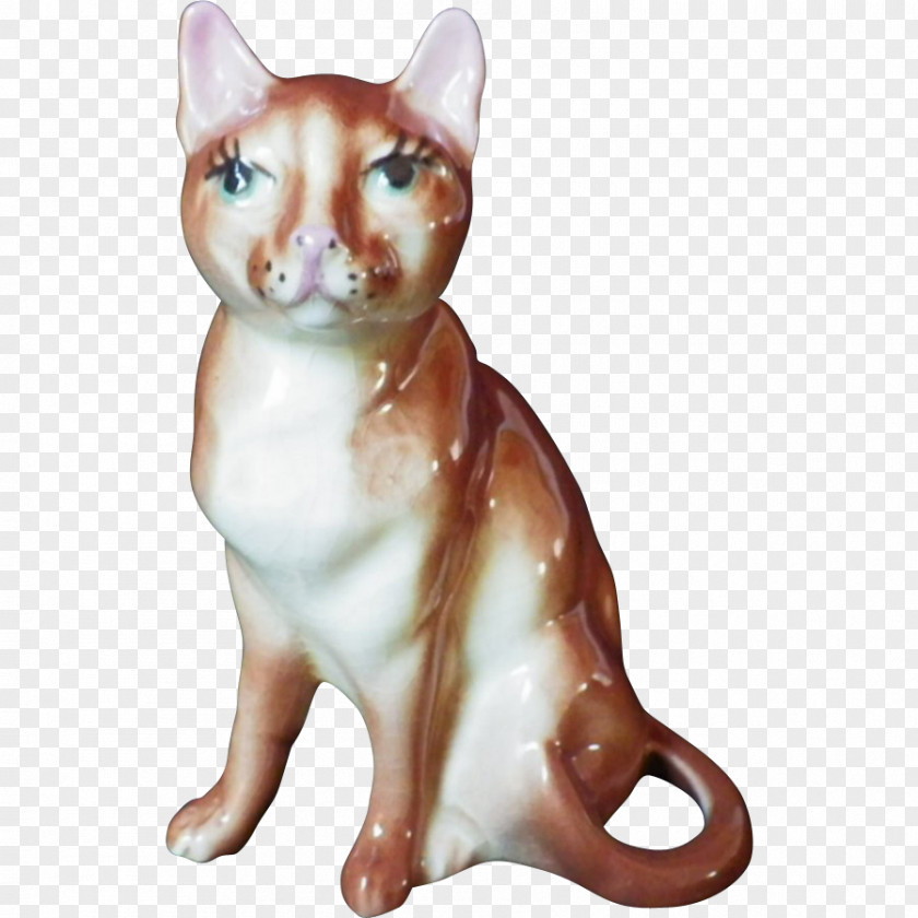 Cat Whiskers Domestic Short-haired Tabby Figurine PNG