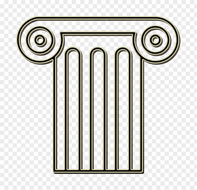 Column Icon Ionic Capital Monuments PNG