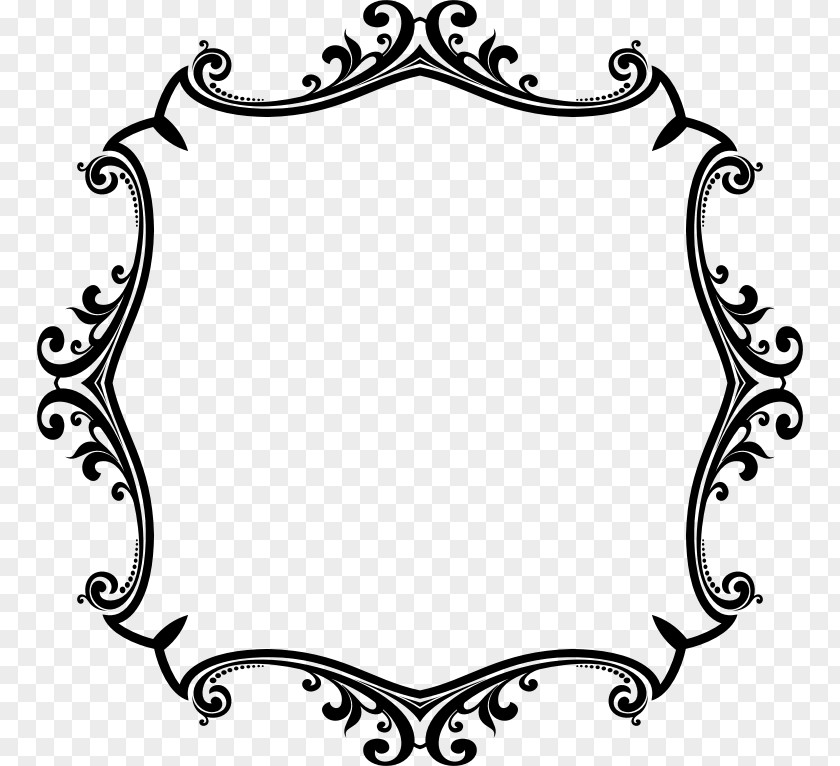 Decorative Summary Picture Frames Clip Art PNG