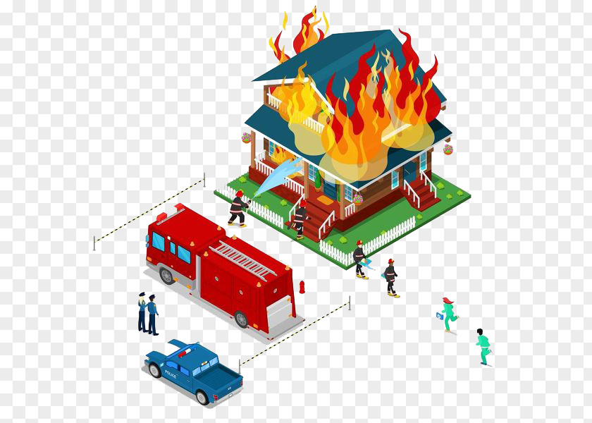 Fireman Firefighter Structure Fire Station PNG