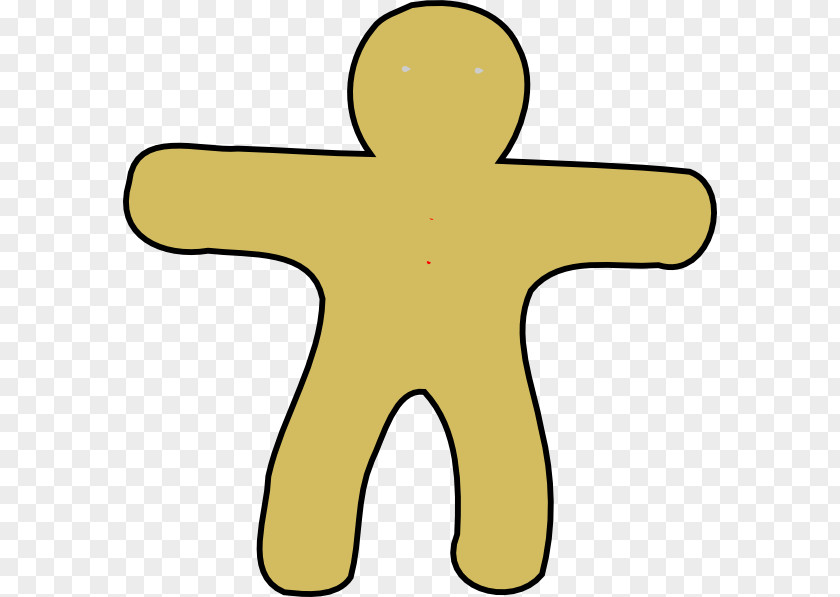 Gingerbread Man Silhouette The Clip Art PNG