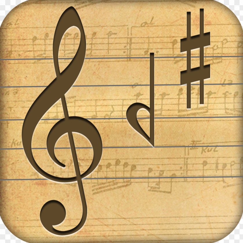 Musical Note Clef Coloring Book PNG