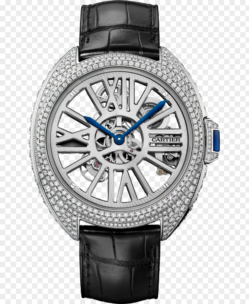 Automatic Watch Cartier Skeleton Jewellery PNG