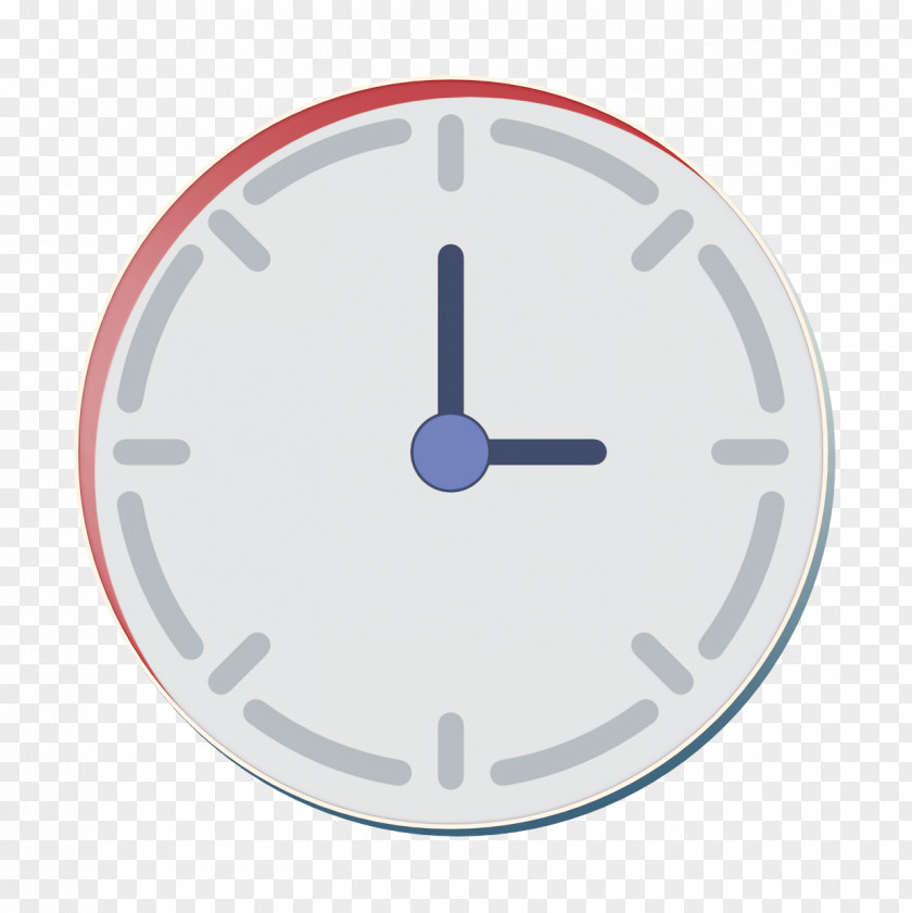 Clock Icon Office Elements PNG