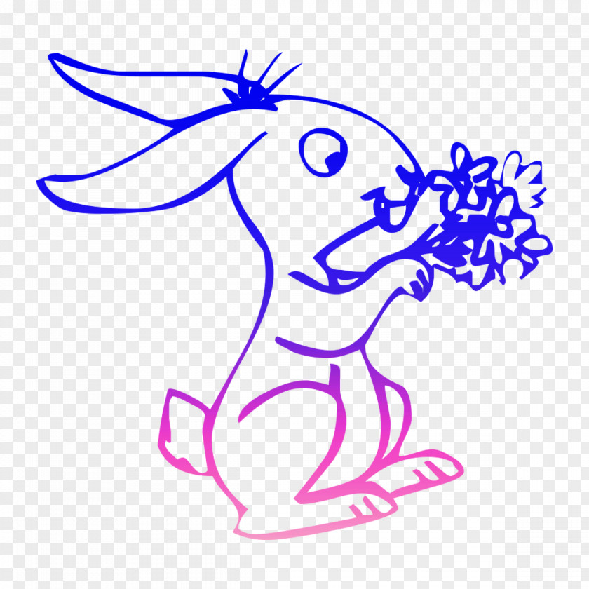European Rabbit Cartoon Drawing Image PNG