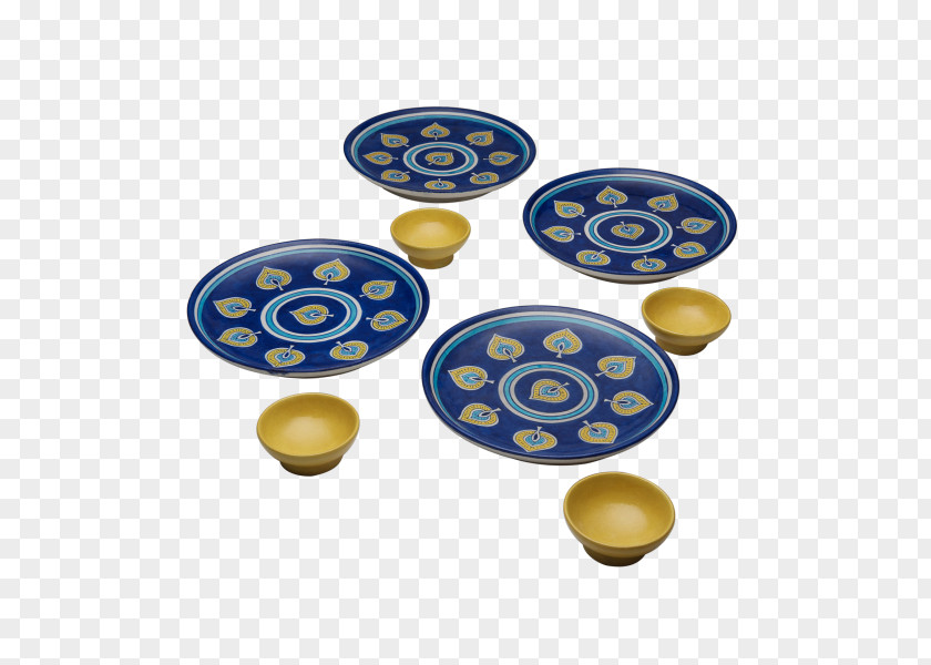 Plate Ceramic Jaipur Blue Pottery Art Centre Tableware Bowl PNG