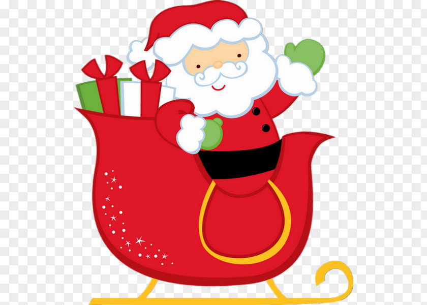 Santa Claus Is Comin' To Town Christmas Gift Clip Art PNG