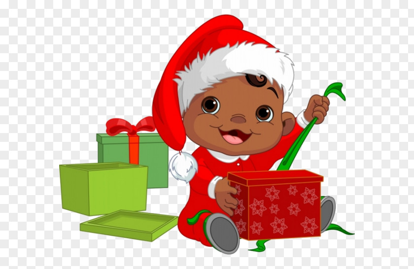 Christmas Infant Santa Claus Clip Art PNG