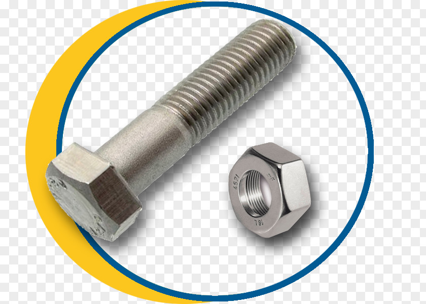 Screw Fastener Nut ISO Metric Thread PNG