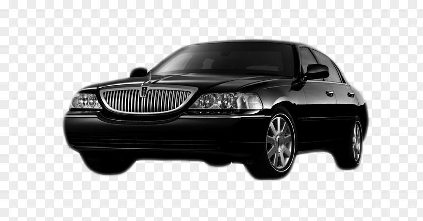 Car Lincoln Town Taxi Detroit Metropolitan Airport Personal Luxury PNG