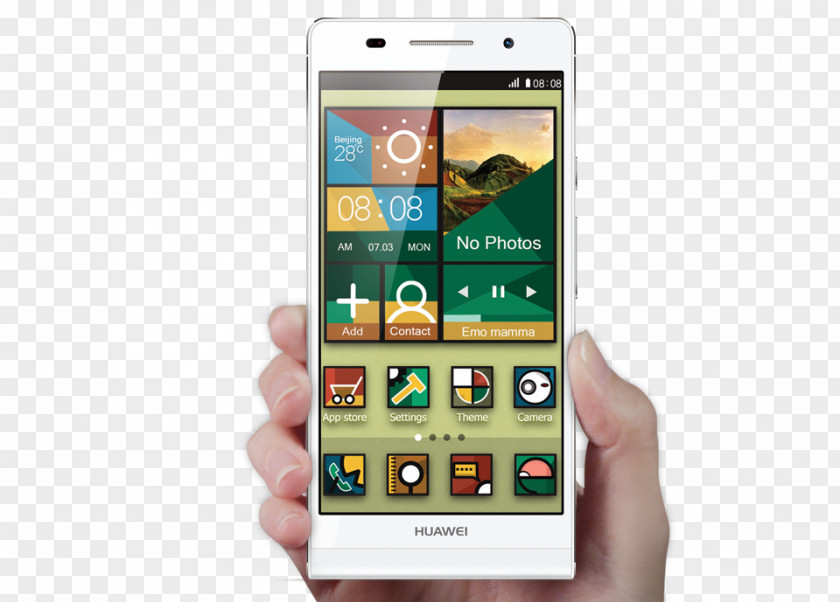 Huawei Y300 Feature Phone Smartphone Ascend P6 EMUI PNG