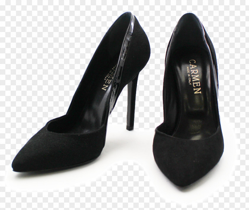 Suede High Heels Leather High-heeled Shoe Absatz Stiletto Heel PNG