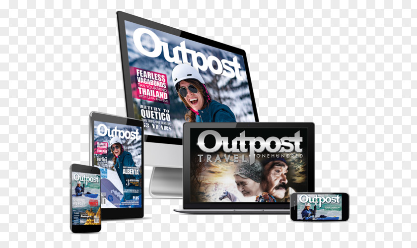 Travel Display Digital Data Electronics Printing Device Outpost Magazine PNG
