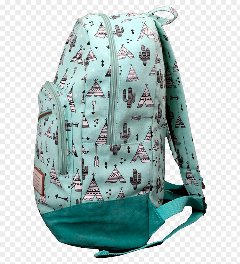 Backpack Handbag Turquoise PNG