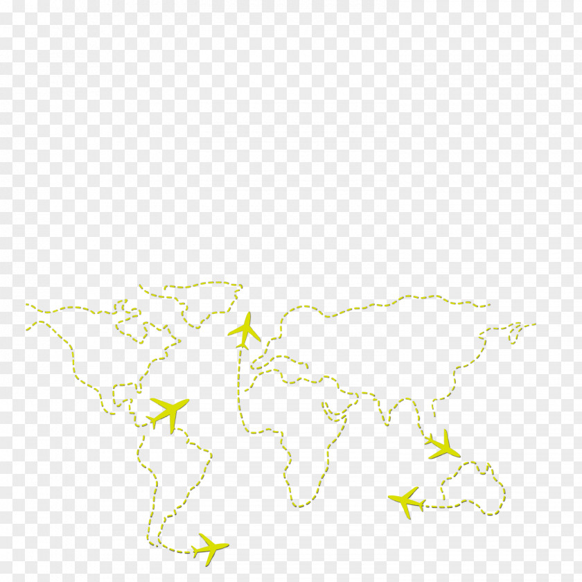 Global Flight Material Pattern PNG