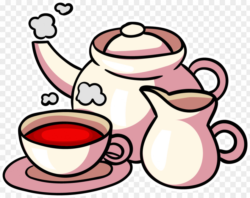 Kettle Cups Teapot Coffee Cup PNG