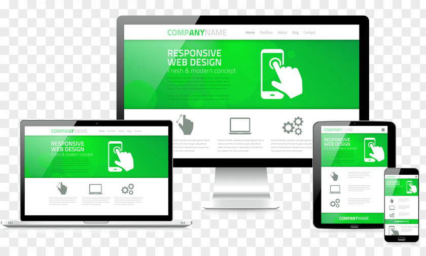 Responsive Design Web Website Development Professional Application PNG