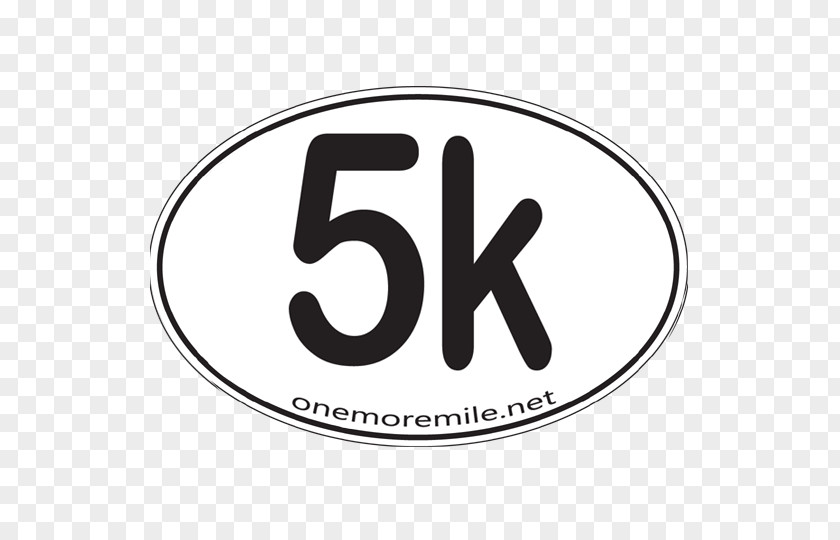 5k Sticker Magnetic Run Running 5K Decal PNG