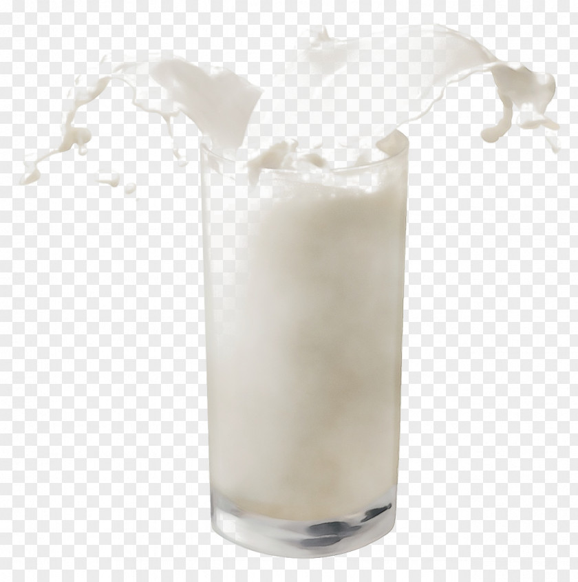 Batida Glass Drink Milk Dairy Food Highball PNG