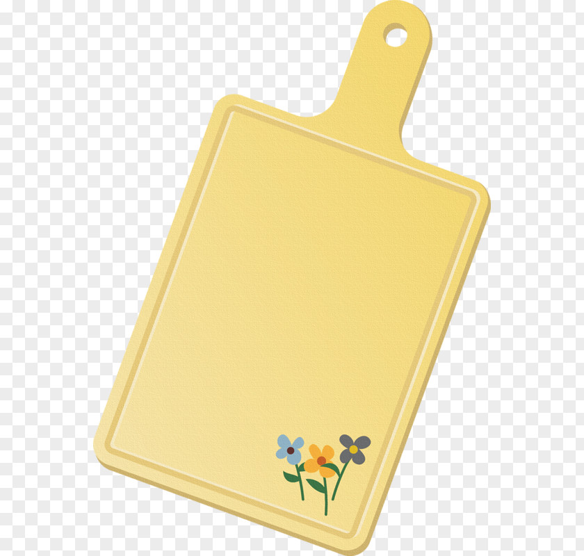 Cutting Board Yellow Kitchen Cartoon PNG