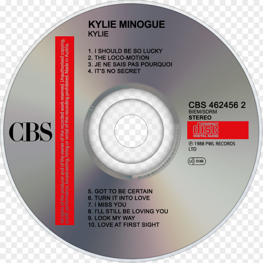 Kylie Minogue Compact Disc The Bangles A Collection Of Great Dance Songs Greatest Hits Different Light PNG