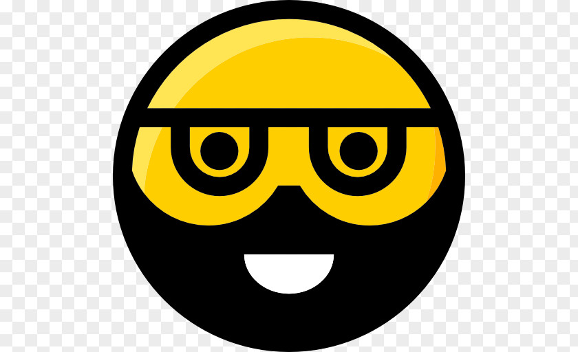 Smiley Emoji Beard PNG