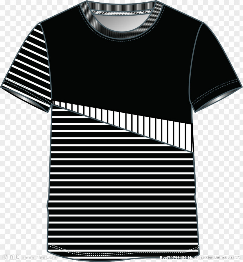 Striped T-shirt PNG