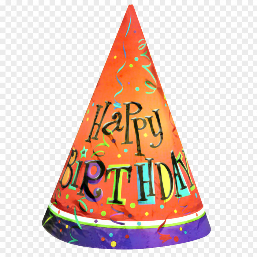 Witch Hat Triangle Birthday Cartoon PNG
