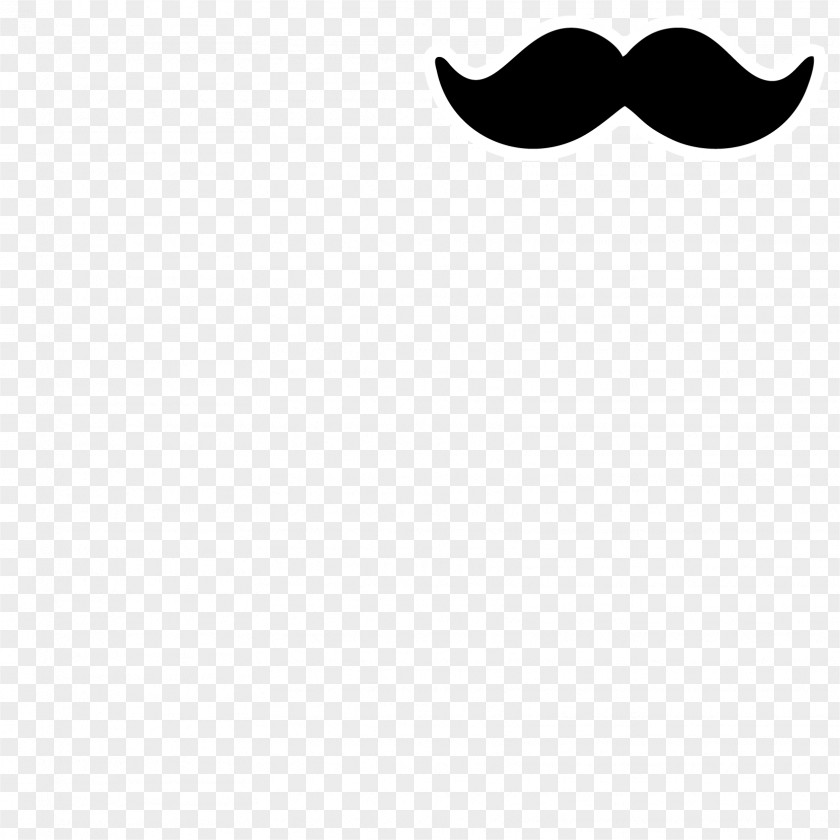 Beard And Moustache Hair Black PNG