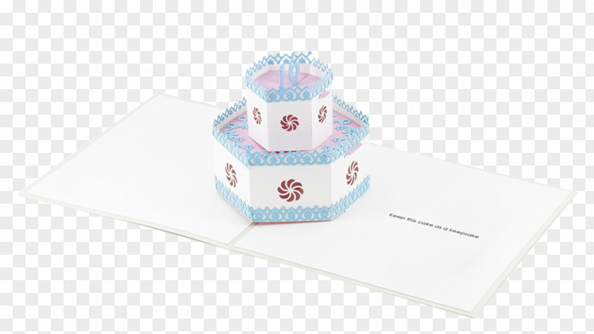 Birthday Cake Greeting Card POP Up PNG