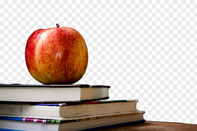Books And Apple Picture Material District School Board Ontario North East Student Middle National Secondary PNG
