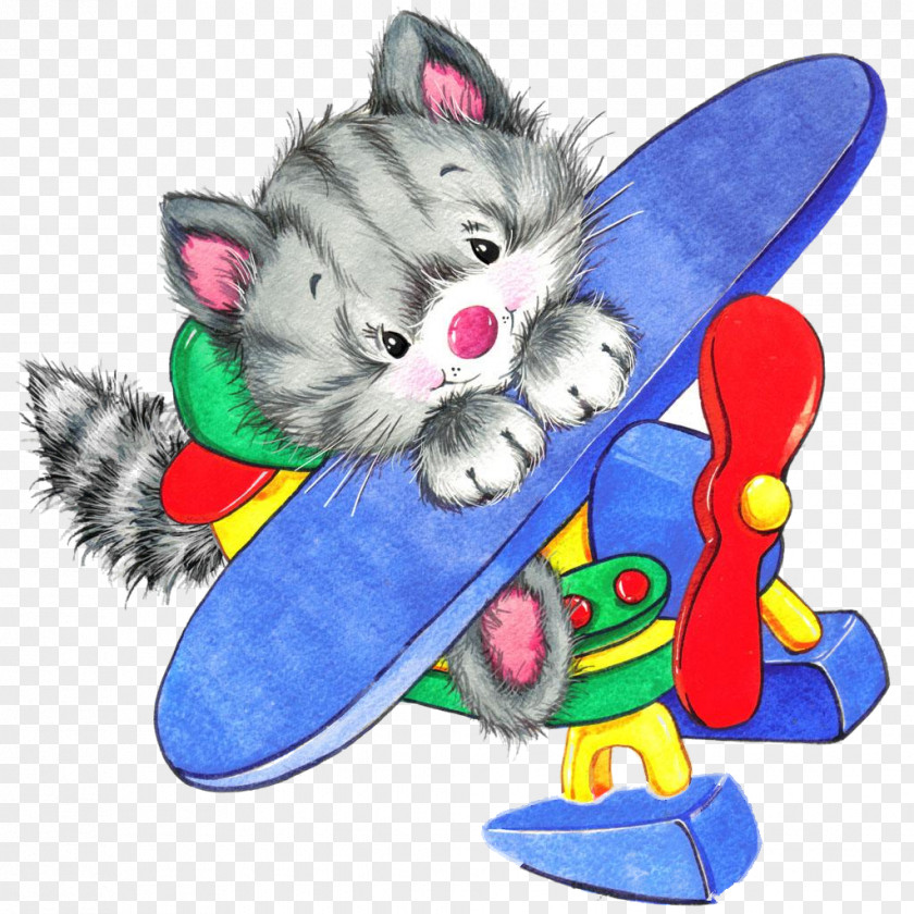 Cartoon Cat Skateboard Kitten Skateboarding Equipment PNG