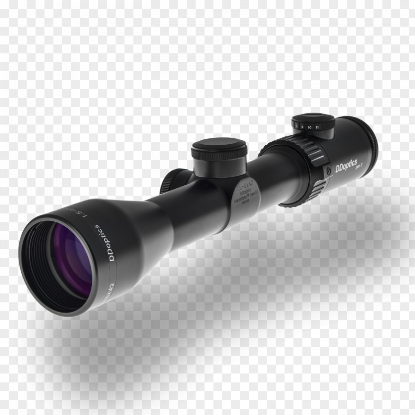 Telescopic Sight Optics Absehen Milliradian Reticle PNG