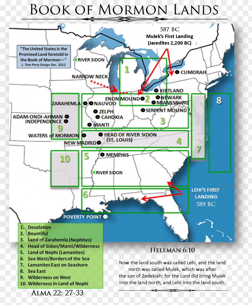 Map Book Of Mormon Nauvoo Alma Nephites PNG