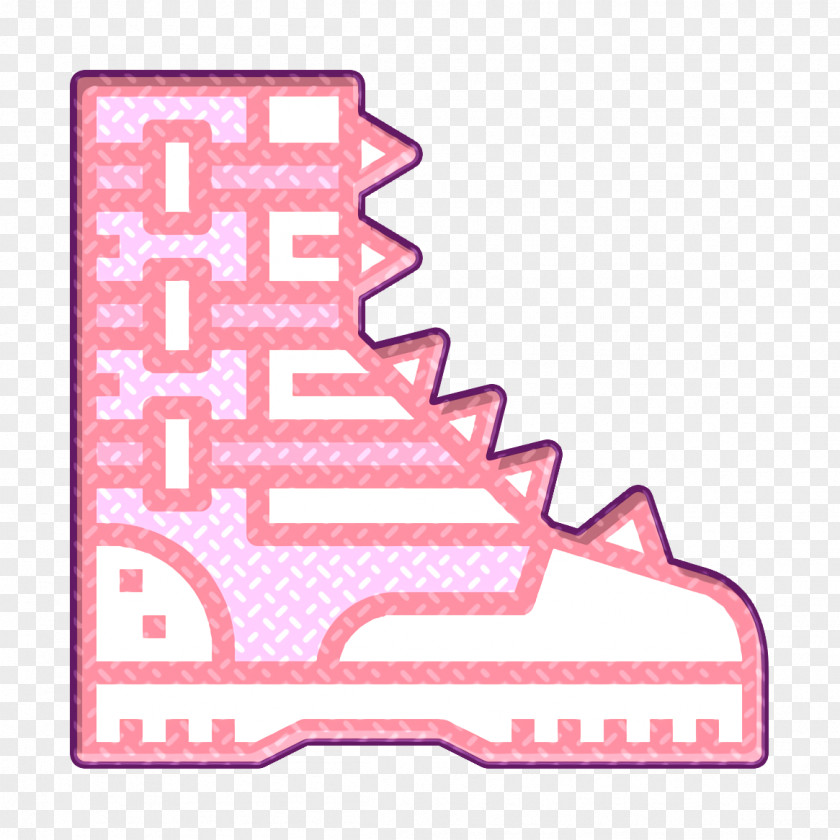 Punk Rock Icon Boot Shoe PNG