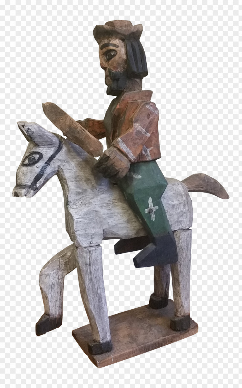 Rocinante Don Quixote Wood Carving Sculpture PNG