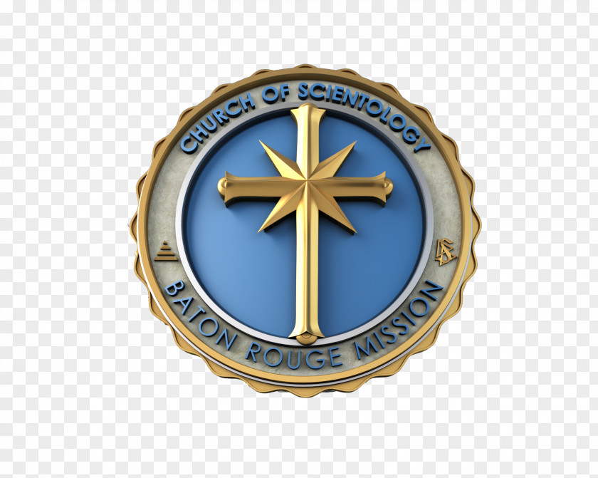 Scientology Emblem Cobalt Blue Badge PNG