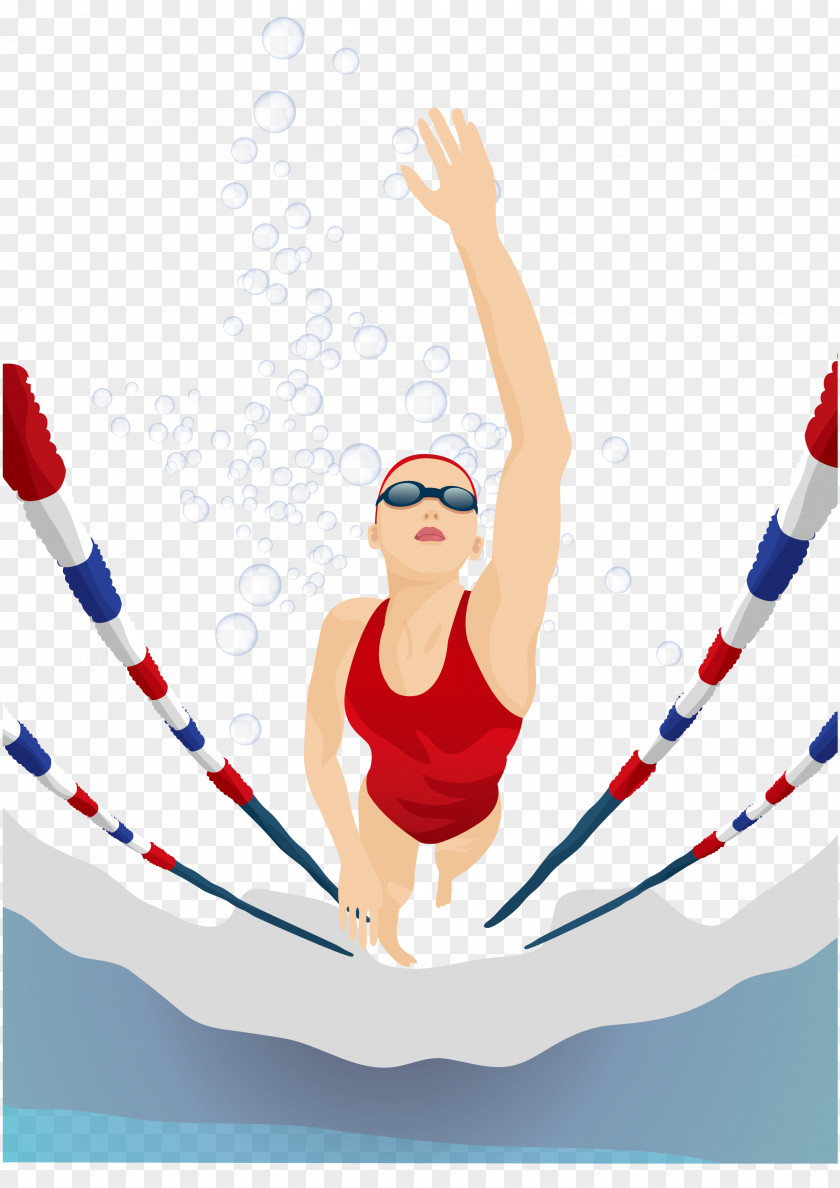 Swim Olympic Games Swimming Drawing Illustration PNG