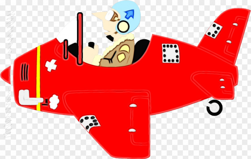 Toy Vehicle Radiocontrolled Airplane Red Aircraft Clip Art PNG