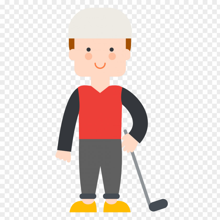 Cartoon Golfers Golf Club Clip Art PNG