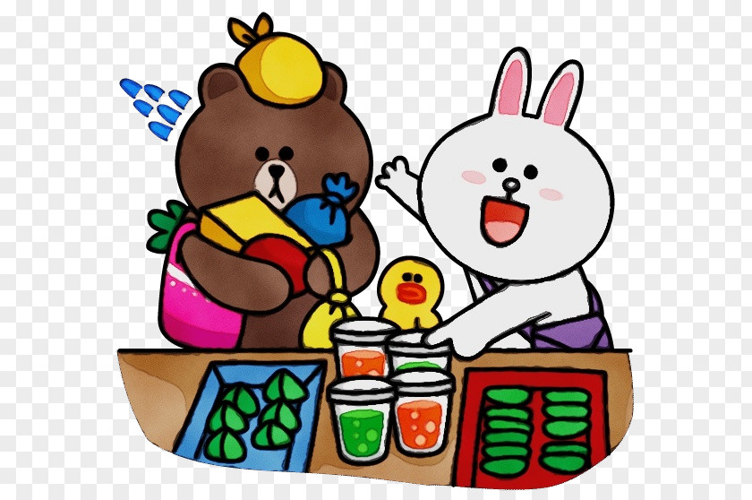 Cartoon Sharing Happy Play PNG