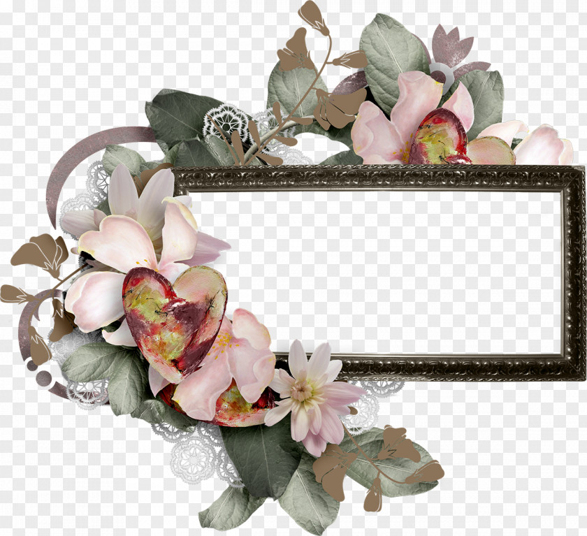Hand Painted Flowers Flower Picture Frames Clip Art PNG