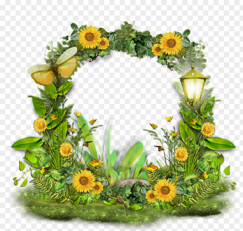 Sunflower Frame Download Icon PNG
