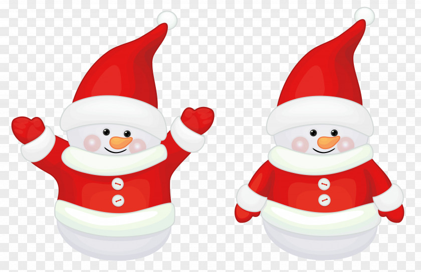 Transparent Cute Red Santa Claus Decor Clipart Claus's Reindeer Christmas Clip Art PNG